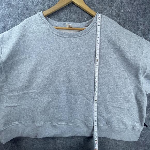 Beautiful Bastard Sweatshirt 5XL Grey Cropped Basic Neutral Punk Boxy - Picture 7 of 7